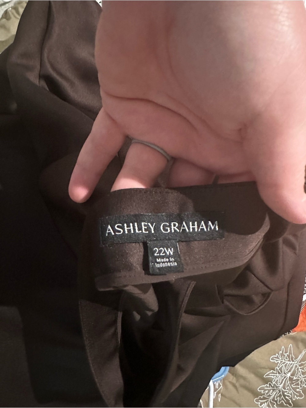 Ashley Graham Brown Trousers